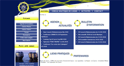 Desktop Screenshot of cerclenautiquecassis.fr