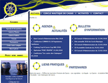 Tablet Screenshot of cerclenautiquecassis.fr